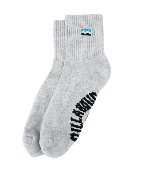 BILLABONG(ビラボン)の「BILLABONG メンズ LOGO SOCKS ソックス 【2026年夏モデル】(ソックス/靴下・メンズ・オフホワイト/グレー/ブラック・FREE)」の3枚目の写真