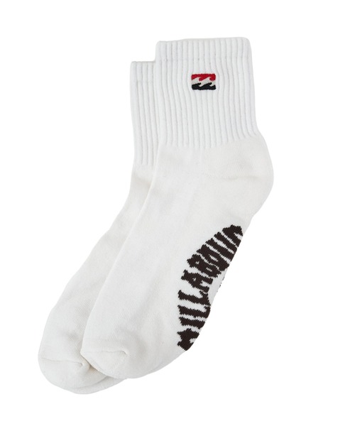 BILLABONG(ビラボン)の「BILLABONG メンズ LOGO SOCKS ソックス 【2026年夏モデル】(ソックス/靴下・メンズ・オフホワイト/グレー/ブラック・FREE)」の2枚目の写真