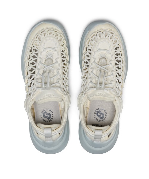 KEEN（キーン）の「【New color】UNEEK WK / ユニーク ダブルケー / レディース スニーカーサンダル（サンダル・レディース・ホワイト・25cm/24.5cm/24cm/23.5cm/23cm/22.5cm/26cm/25.5cm）」の4枚目の写真
