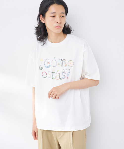 B.C STOCK(ベーセーストック)の「TEXAS グリーティング TEE(Tシャツ/カットソー・メンズ・ホワイト/ネイビー/ブラウン系その他・MEDIUM/LARGE)」の14枚目の写真