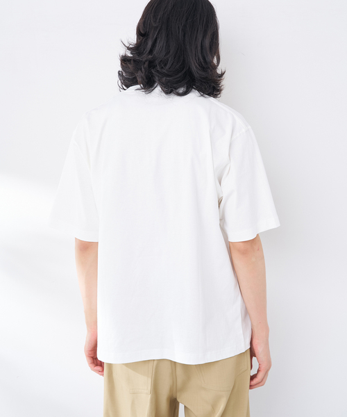 B.C STOCK(ベーセーストック)の「TEXAS グリーティング TEE(Tシャツ/カットソー・メンズ・ホワイト/ネイビー/ブラウン系その他・MEDIUM/LARGE)」の16枚目の写真