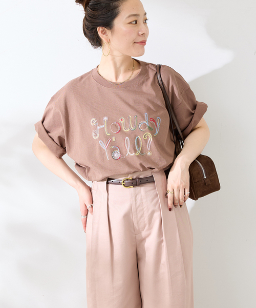 B.C STOCK(ベーセーストック)の「TEXAS グリーティング TEE(Tシャツ/カットソー・メンズ・ホワイト/ネイビー/ブラウン系その他・MEDIUM/LARGE)」の20枚目の写真