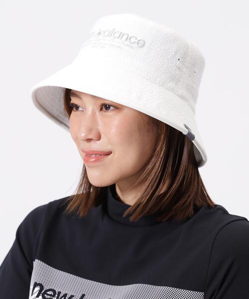 New Balance Golf(ニューバランスゴルフ)の「【new balance golf】サマーツイード バケットハット (WOMENS)(ハット・レディース・ホワイト/ブラック・FREE)」の1枚目の写真