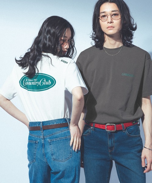 Kappa(カッパ)の「≪Kappa×and ST ウェルネスクラブ≫GolfClubバックプリントTシャツ(Tシャツ/カットソー・レディース・チャコールグレー/ホワイト/ラベンダー・LARGE/MEDIUM/SMALL)」の4枚目の写真