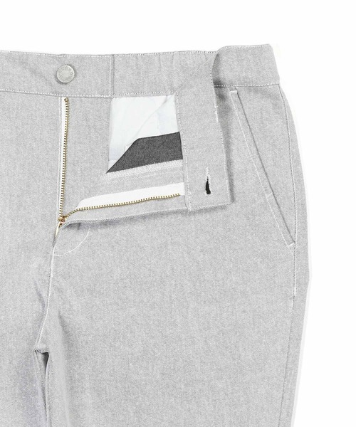 The DUFFER of ST.GEORGE(ザダファーオブセントジョージ)の「BLACK YARN WHITE SLACKS:スリムテーパード ホワイトパンツ(スラックス・メンズ・ホワイト・X-LARGE/LARGE/MEDIUM/SMALL)」の7枚目の写真