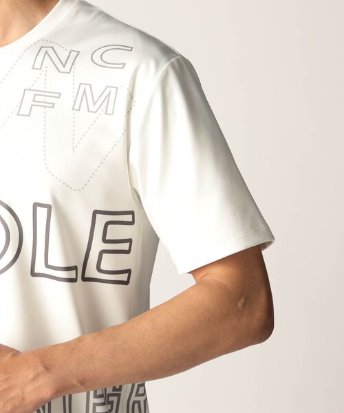 NICOLE CLUB FOR MEN(ニコルクラブフォーメン)の「総柄ロゴプリントTシャツ(Tシャツ/カットソー・メンズ・ブラック/ブルー/ホワイト・XL/M/L)」の12枚目の写真