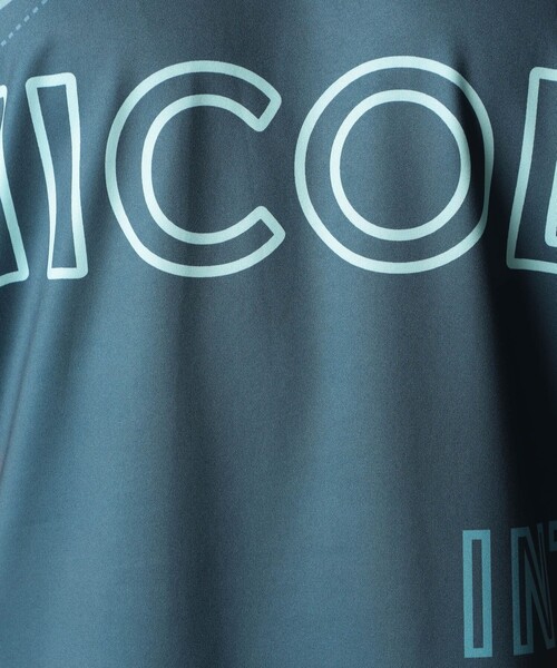 NICOLE CLUB FOR MEN(ニコルクラブフォーメン)の「総柄ロゴプリントTシャツ(Tシャツ/カットソー・メンズ・ブラック/ブルー/ホワイト・XL/M/L)」の16枚目の写真