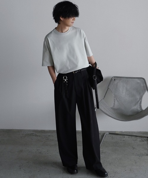 WYM LIDNM(ウィム バイ リドム)の「FAUX SUEDE SHOULDER BAG(ショルダーバッグ・メンズ・ブラウン/ブラック・FREE)」の19枚目の写真