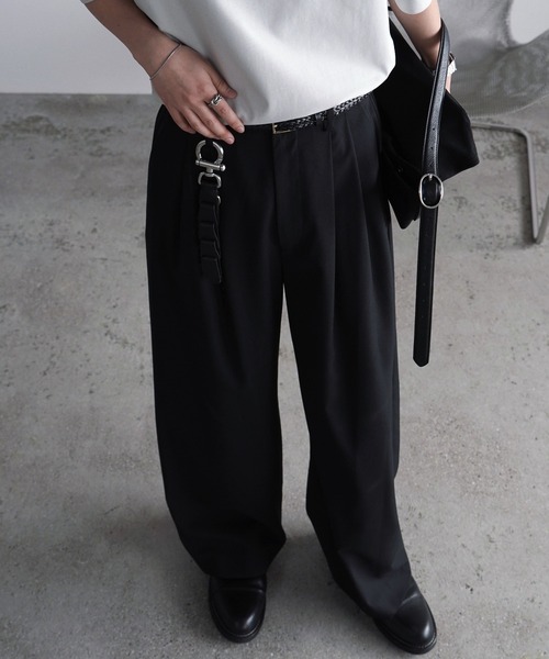 WYM LIDNM(ウィム バイ リドム)の「FAUX SUEDE SHOULDER BAG(ショルダーバッグ・メンズ・ブラウン/ブラック・FREE)」の22枚目の写真