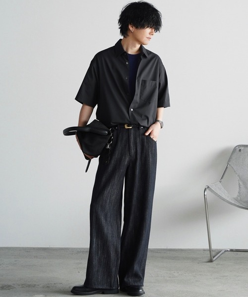 WYM LIDNM(ウィム バイ リドム)の「FAUX SUEDE SHOULDER BAG(ショルダーバッグ・メンズ・ブラウン/ブラック・FREE)」の16枚目の写真