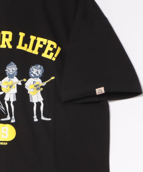Duckster(ダックスター)の「DUCKSTER/ダックスター RELAXED FIT S/STEE《BEAT FOR LIFE!》(Tシャツ/カットソー・メンズ・ホワイト/ブラック/その他1/マスタード・X-LARGE/LARGE/MEDIUM)」の11枚目の写真