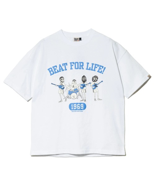 Duckster(ダックスター)の「DUCKSTER/ダックスター RELAXED FIT S/STEE《BEAT FOR LIFE!》(Tシャツ/カットソー・メンズ・ホワイト/ブラック/その他1/マスタード・X-LARGE/LARGE/MEDIUM)」の7枚目の写真
