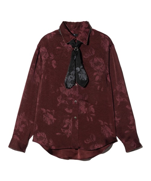 glamb(グラム)の「Studs Line Shirt II / スタッズラインシャツII(シャツ/ブラウス・メンズ・アイボリー/カーキ/ワイン・S/M/L)」の6枚目の写真