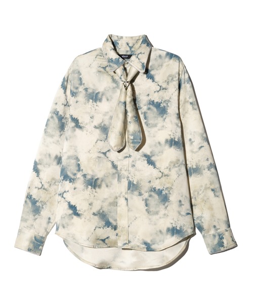 glamb(グラム)の「Studs Line Shirt II / スタッズラインシャツII(シャツ/ブラウス・メンズ・アイボリー/カーキ/ワイン・S/M/L)」の4枚目の写真