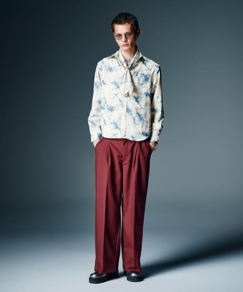 glamb(グラム)の「Studs Line Shirt II / スタッズラインシャツII(シャツ/ブラウス・メンズ・アイボリー/カーキ/ワイン・S/M/L)」の11枚目の写真