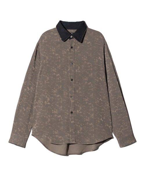 glamb(グラム)の「Studs Line Shirt II / スタッズラインシャツII(シャツ/ブラウス・メンズ・アイボリー/カーキ/ワイン・S/M/L)」の8枚目の写真