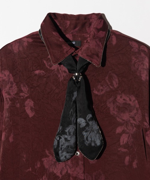 glamb(グラム)の「Studs Line Shirt II / スタッズラインシャツII(シャツ/ブラウス・メンズ・アイボリー/カーキ/ワイン・S/M/L)」の21枚目の写真