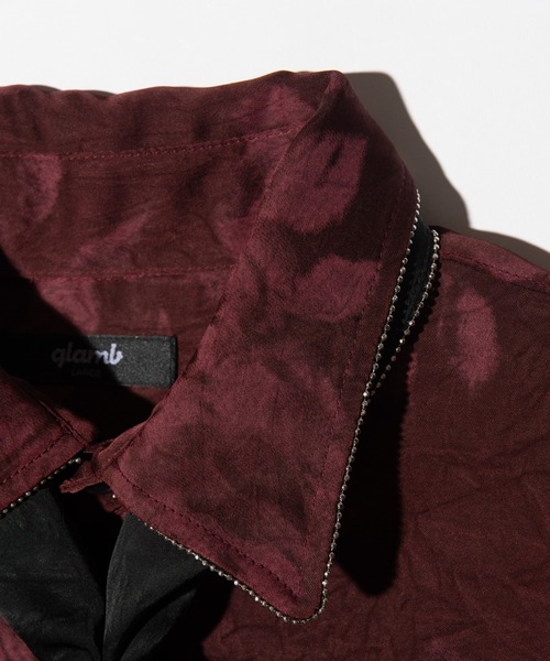 glamb(グラム)の「Studs Line Shirt II / スタッズラインシャツII(シャツ/ブラウス・メンズ・アイボリー/カーキ/ワイン・S/M/L)」の22枚目の写真