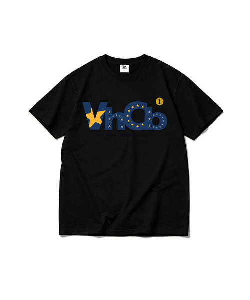 VENHIT(ベンヒット)の「vhcb スターパターンクールコットン半袖Tシャツ(Tシャツ/カットソー・レディース・ブラウン/ホワイト/ブラック/クリーム・SMALL/MEDIUM/LARGE/X-LARGE)」の2枚目の写真