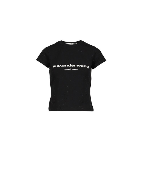 alexanderwang(アレキサンダーワン)の「LOGO BABY TEE(Tシャツ/カットソー・メンズ・ブラック・SMALL)」の1枚目の写真