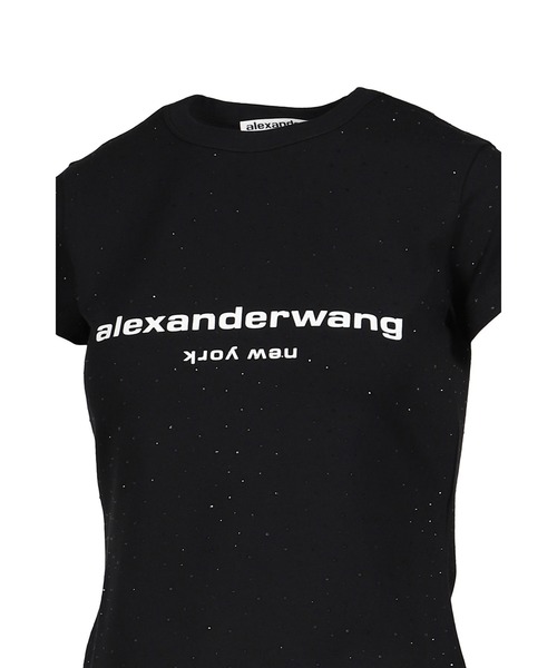 alexanderwang(アレキサンダーワン)の「LOGO BABY TEE(Tシャツ/カットソー・メンズ・ブラック・SMALL)」の3枚目の写真