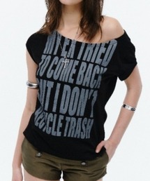 A'GEM/9 × .kom 『MIDNIGHT MOVE/ミッドナイトムーブ』 ss ex tee/デザインテキスト Tシャツ