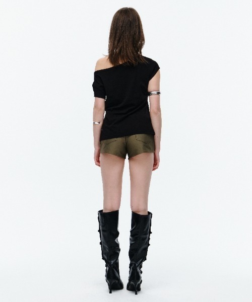 Midnight Move(ミッドナイトムーブ)の「A'GEM/9 × .kom 『MIDNIGHT MOVE/ミッドナイトムーブ』 ss ex tee/デザインテキスト Tシャツ(Tシャツ/カットソー・レディース・ブラック/ホワイト/ライトグリーン・FREE)」の14枚目の写真