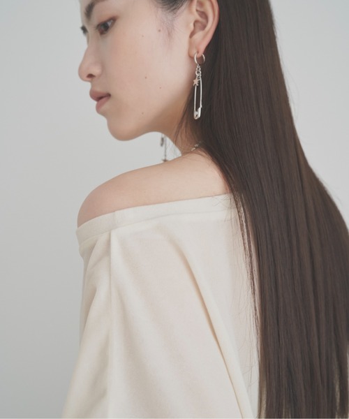 SOEMIN(ソミン)の「Sheer velour loose T-shirt/シアーベロアルーズ半袖Tシャツ(Tシャツ/カットソー・レディース・ホワイト/ブラック/ピンク・FREE)」の15枚目の写真