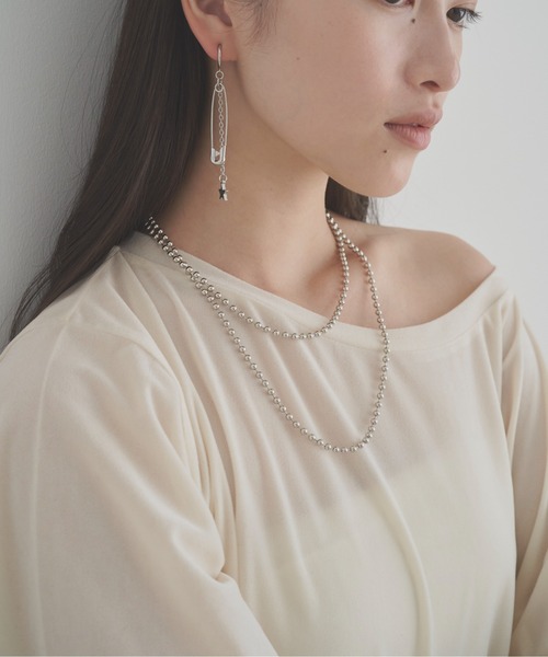 SOEMIN(ソミン)の「Sheer velour loose T-shirt/シアーベロアルーズ半袖Tシャツ(Tシャツ/カットソー・レディース・ホワイト/ブラック/ピンク・FREE)」の16枚目の写真