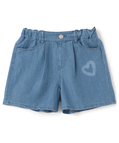 minimal(ミニマル)の「【接触冷感】ハートスプレーデニムショートパンツ(その他パンツ・キッズ・グレー/ブルー・100cm/120cm/140cm/110cm/130cm)」の18枚目の写真