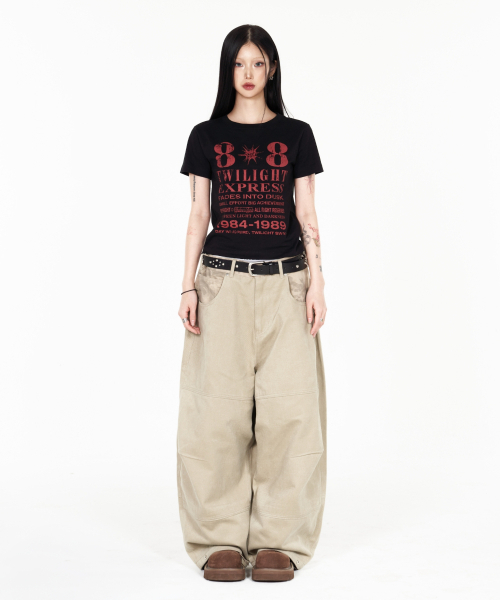 IDWS（アイドンワナセル）の「[W]Novichi T-Shirt Black（Tシャツ/カットソー・レディース・その他・OS）」の8枚目の写真