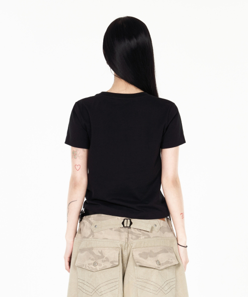 IDWS（アイドンワナセル）の「[W]Novichi T-Shirt Black（Tシャツ/カットソー・レディース・その他・OS）」の17枚目の写真