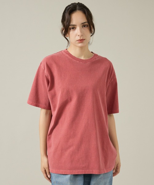 JEMORGAN(ジェーイーモーガン)の「【JEMORGAN / ジェーイーモーガン】16/-天竺ピグメント半袖Tシャツ/ユニセックス(Tシャツ/カットソー・メンズ・ブルー系その他/パープル/ブラウン/レッド/オフホワイト/ブラック・L/XL/M)」の6枚目の写真