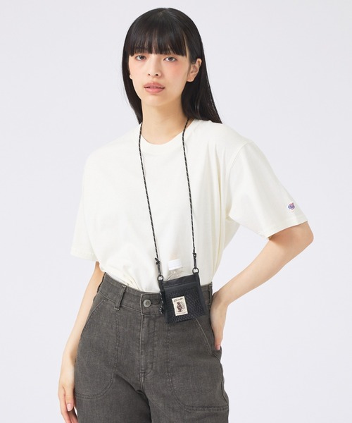 JEMORGAN(ジェーイーモーガン)の「【JEMORGAN / ジェーイーモーガン】16/-天竺ピグメント半袖Tシャツ/ユニセックス(Tシャツ/カットソー・メンズ・ブルー系その他/パープル/ブラウン/レッド/オフホワイト/ブラック・L/XL/M)」の2枚目の写真