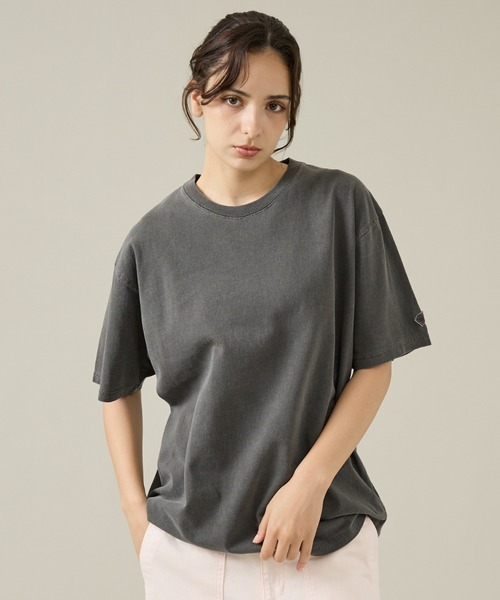 JEMORGAN(ジェーイーモーガン)の「【JEMORGAN / ジェーイーモーガン】16/-天竺ピグメント半袖Tシャツ/ユニセックス(Tシャツ/カットソー・メンズ・ブルー系その他/パープル/ブラウン/レッド/オフホワイト/ブラック・L/XL/M)」の3枚目の写真