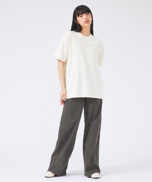 JEMORGAN(ジェーイーモーガン)の「【JEMORGAN / ジェーイーモーガン】16/-天竺ピグメント半袖Tシャツ/ユニセックス(Tシャツ/カットソー・メンズ・ブルー系その他/パープル/ブラウン/レッド/オフホワイト/ブラック・L/XL/M)」の9枚目の写真