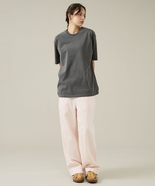 JEMORGAN(ジェーイーモーガン)の「【JEMORGAN / ジェーイーモーガン】16/-天竺ピグメント半袖Tシャツ/ユニセックス(Tシャツ/カットソー・メンズ・ブルー系その他/パープル/ブラウン/レッド/オフホワイト/ブラック・L/XL/M)」の21枚目の写真