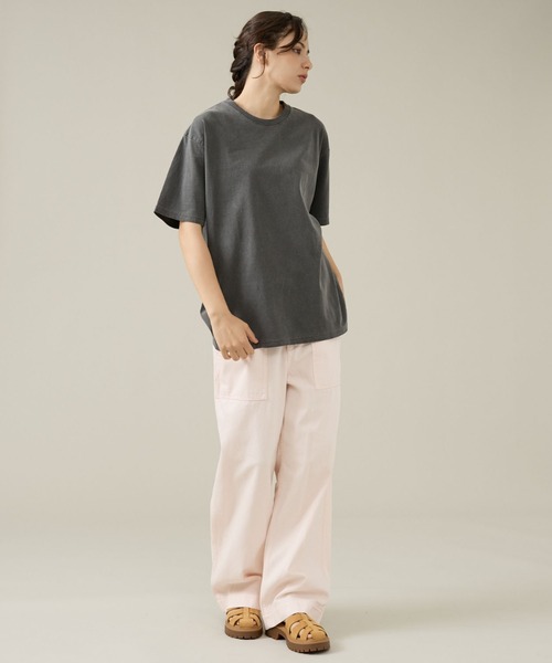 JEMORGAN(ジェーイーモーガン)の「【JEMORGAN / ジェーイーモーガン】16/-天竺ピグメント半袖Tシャツ/ユニセックス(Tシャツ/カットソー・メンズ・ブルー系その他/パープル/ブラウン/レッド/オフホワイト/ブラック・L/XL/M)」の22枚目の写真