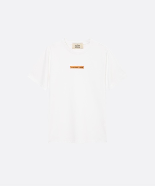 LOVE POMME POMME(ラブポムポム)の「Essential Minimal Logo Tee(Tシャツ/カットソー・レディース・ホワイト系2/ブラック系1/ホワイト系1/ブラック系2・FREE)」の2枚目の写真