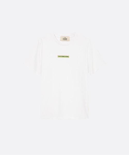 LOVE POMME POMME(ラブポムポム)の「Essential Minimal Logo Tee(Tシャツ/カットソー・レディース・ホワイト系2/ブラック系1/ホワイト系1/ブラック系2・FREE)」の3枚目の写真