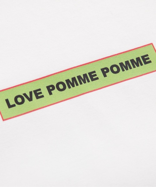 LOVE POMME POMME(ラブポムポム)の「Essential Minimal Logo Tee(Tシャツ/カットソー・レディース・ホワイト系2/ブラック系1/ホワイト系1/ブラック系2・FREE)」の6枚目の写真