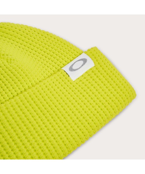 OAKLEY(オークリー)の「オークリー ESSENTIAL SHORT BEANIE FA 24.0/帽子/ビーニー/OAKLEY(ニットキャップ/ビーニー・メンズ・ライム・ONE SIZE)」の2枚目の写真