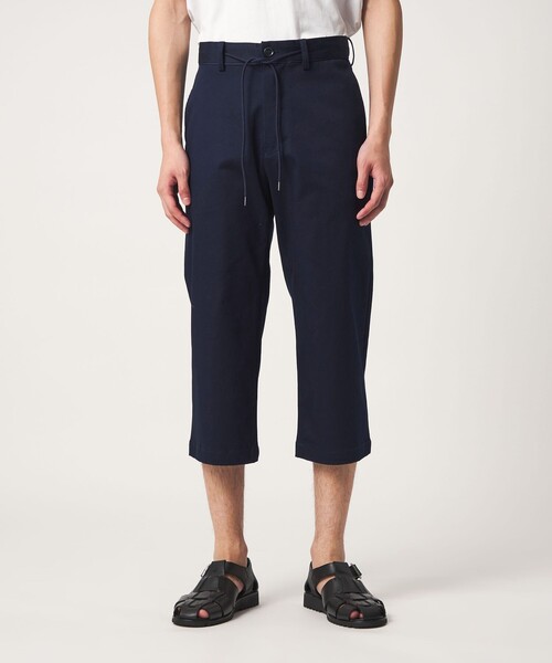 A DAY IN THE LIFE UNITED ARROWS（アデイインザライフユナイテッドアローズ）の「シルケット コットンツイル クロップドパンツ＜A DAY IN THE LIFE＞（その他パンツ・メンズ・ベージュ/ホワイト/ネイビー・M/XL/L）」の4枚目の写真