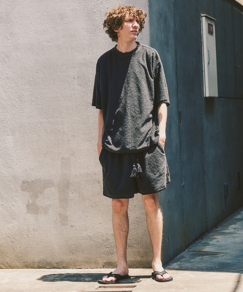 417 EDIFICE(フォーワンセブンエディフィス)の「パイルジャカード ショーツ(その他パンツ・メンズ・ベージュ/ブラック系その他・SMALL/MEDIUM/LARGE)」の5枚目の写真