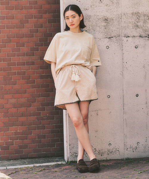 417 EDIFICE(フォーワンセブンエディフィス)の「パイルジャカード ショーツ(その他パンツ・メンズ・ベージュ/ブラック系その他・SMALL/MEDIUM/LARGE)」の10枚目の写真