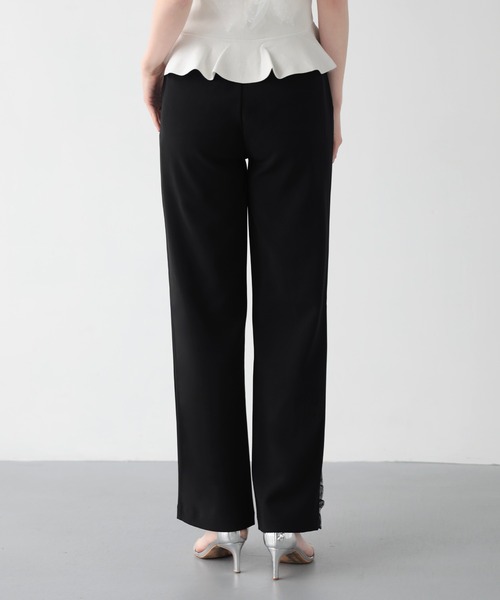 Fit more（フィットモア）の「チュールフリルストレートパンツ（その他パンツ・レディース・ホワイト/ブラック/ピンク・PS/S/M）」の10枚目の写真