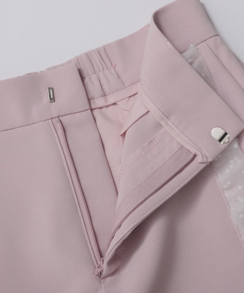 Fit more（フィットモア）の「チュールフリルストレートパンツ（その他パンツ・レディース・ホワイト/ブラック/ピンク・PS/S/M）」の17枚目の写真