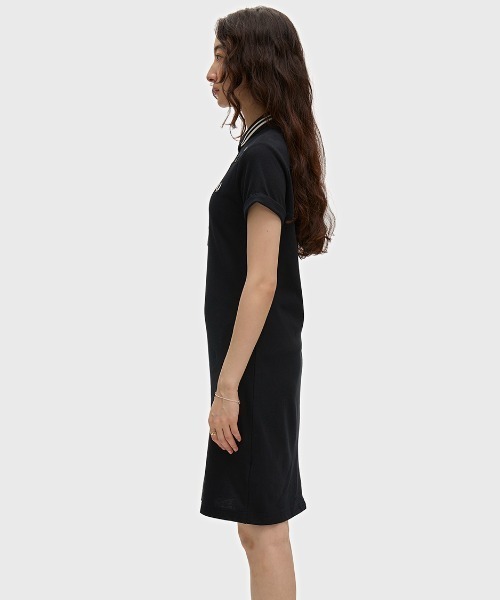 FRED PERRY(フレッドペリー)の「Amy Winehouse Tipped Polo Dress/エイミー・ワインハウス ティップドポロワンピース(ワンピース・レディース・ブラック・8/10)」の5枚目の写真