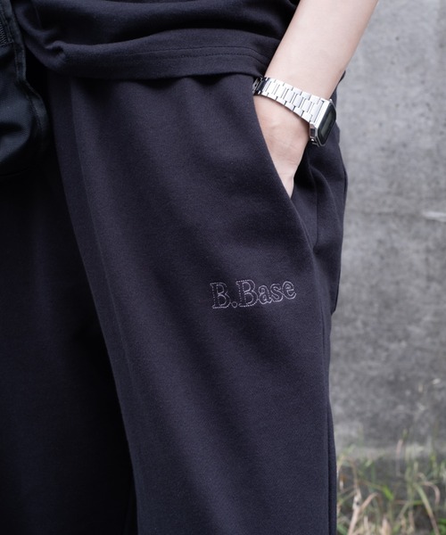BROKEN BASE(ブロークンベース)の「B.Base Stitch Logo Sweat Pack Setup / B.Base ステッチロゴスウェットパックセットアップ(Tシャツ/カットソー・メンズ・ブラック/ブラック×グレー/ブラウン/ネイビー・MEDIUM/SMALL/LARGE)」の22枚目の写真