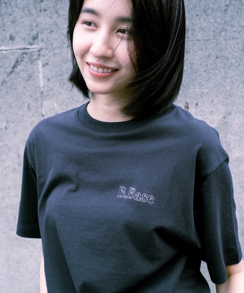 BROKEN BASE(ブロークンベース)の「B.Base Stitch Logo Sweat Pack Setup / B.Base ステッチロゴスウェットパックセットアップ(Tシャツ/カットソー・メンズ・ブラック/ブラック×グレー/ブラウン/ネイビー・MEDIUM/SMALL/LARGE)」の9枚目の写真
